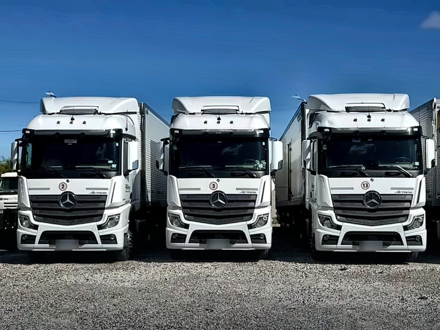 Mercedes-Benz Actros con semirremolques refrigerados para larga distancia